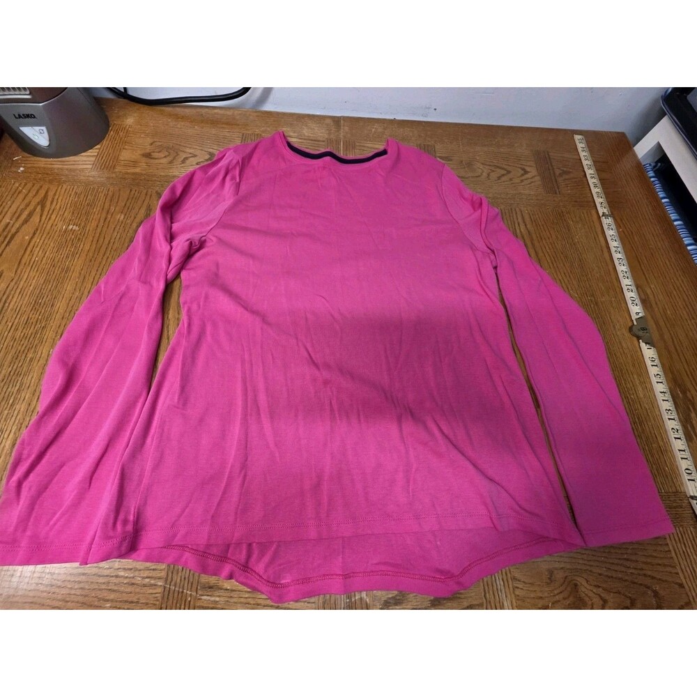 The Talbots Tee Women's Size XL Pink Long Sleeve Top